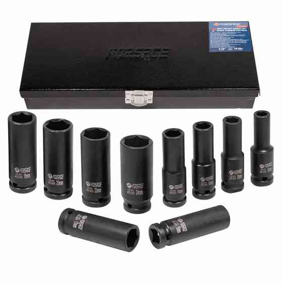 Набор головок ударных глубоких 1/2