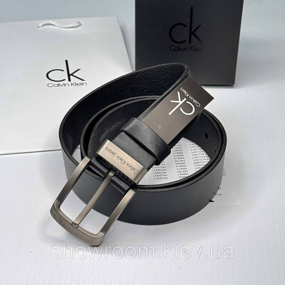 Мужской брендовый ремень из итальянской натуральной кожи Ск (402) Киев - изображение 7