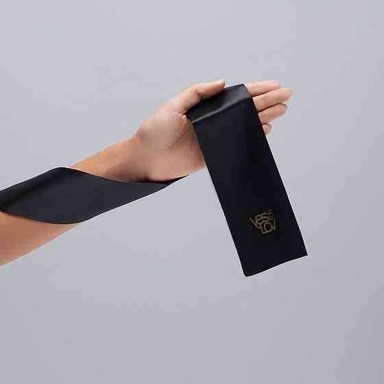 Сатинова пов'язка на очі YESforLOV BLACK SATIN BLINDFOLD (м'яте паковання!!!) Sex Aura Київ