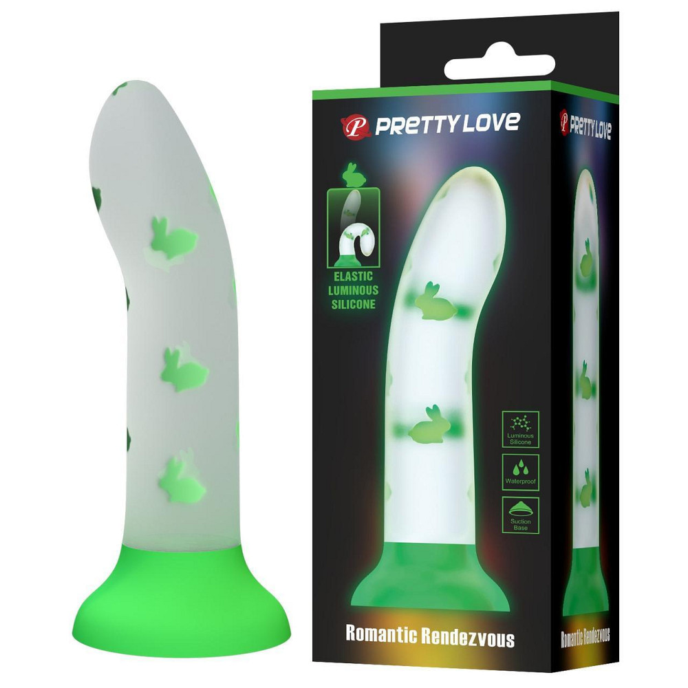 Фалоімітатор PRETTY LOVE Romantic Rendezvous, Luminous Suction base Sex Aura Київ - фото 1