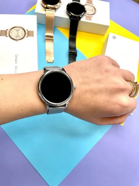 Смарт-годинник Smart Watch MK20 gold (пульс, тиск, кисень), мк20 срібло Київ - фото 4