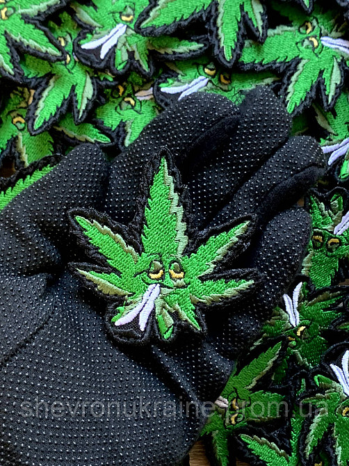 Шеврон ТРАВКА (Форма контурная. На липучке) Размер 7x7см Киев - изображение 6