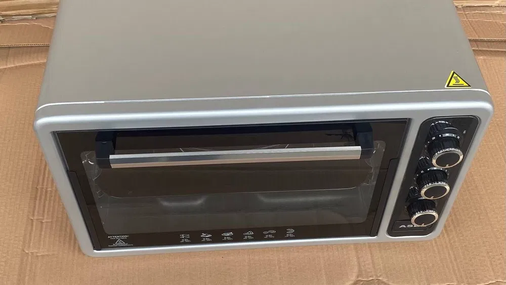 Електрична духовка Asel 33 літри 1300 Вт Механічне управління | Таймер ASEL AF-0023 (33-23) сіра - 9435 Одеса - фото 8