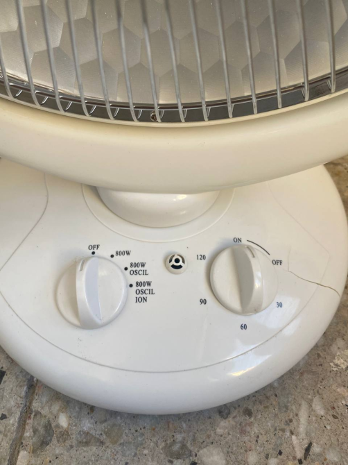 Б/В Інфрачервоний галогенний обігрівач Orbegozo HPI-5050-Ionic 800W Енергоефективний кімнатний електрообігрівач Київ - фото 9