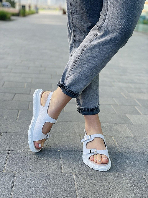 Kadisailun Босоніжки жіночі Kadisailun C683-1 білі (літо, шкіра натуральна) (5443) Коломыя - изображение 4