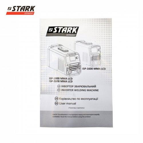 Сварочный инвертор STARK ISP-2000 MMA LCD 200 А, электрод 2–5 мм, LCD-дисплей Киев - изображение 8