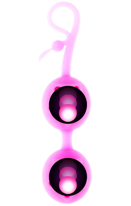 Вагинальные шарики Pink Star цвет розовый Sex Aura Киев - изображение 5