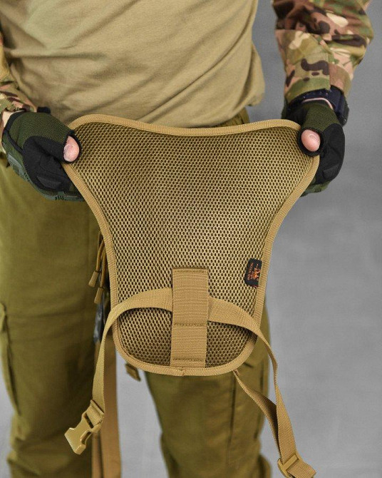 Тактична Сумка поясна на ногу vergin кайот ВТ1027 Одеса - фото 7