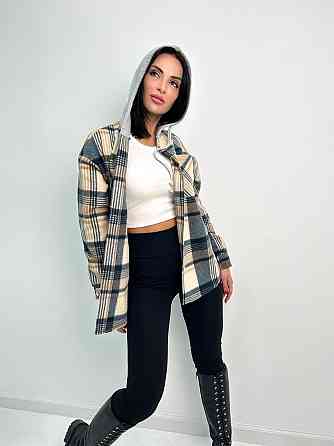 Жіноча тепла флісова сорочка "Delta" оптом | Норма Бежевий, 46-48 Київ