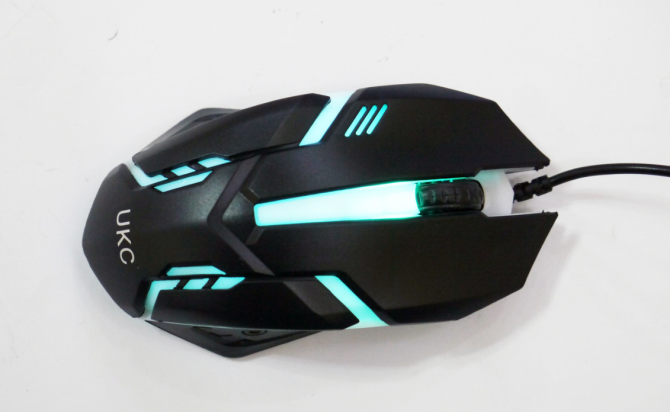 Ігрова клавіатура і мишка UKC ART-5559 з LED підсвіткою, USB, RU/EN, метал/пластик, Scroll Lock Київ - фото 7