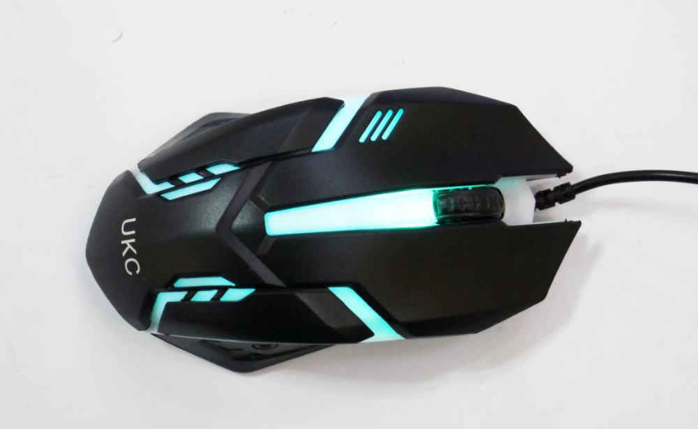 Ігрова клавіатура і мишка UKC ART-5559 з LED підсвіткою, USB, RU/EN, метал/пластик, Scroll Lock Одеса - фото 7