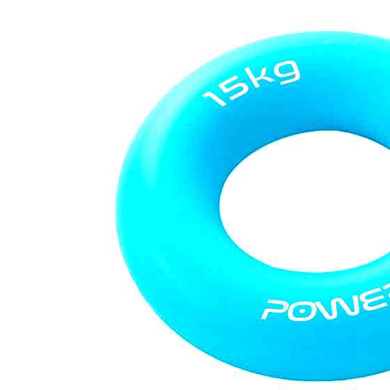 Еспандер кистьовий силіконовий PowerPlay PP-4324 Hand Grip Ring Light 15 кг. Синій Кам'янське