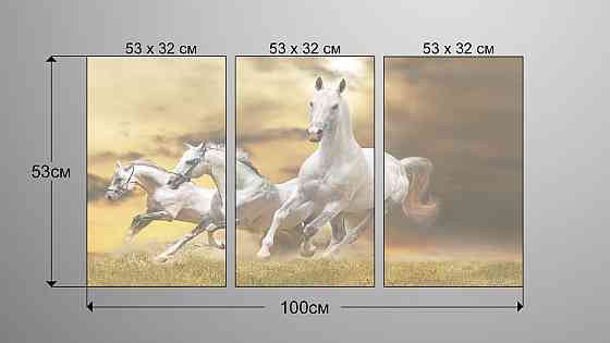 Модульная картина Лошади Аrt-79_3А Киев