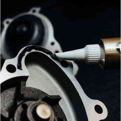 Герметик автомобильный K2 Siltec чорний 90 г (W003) Винница