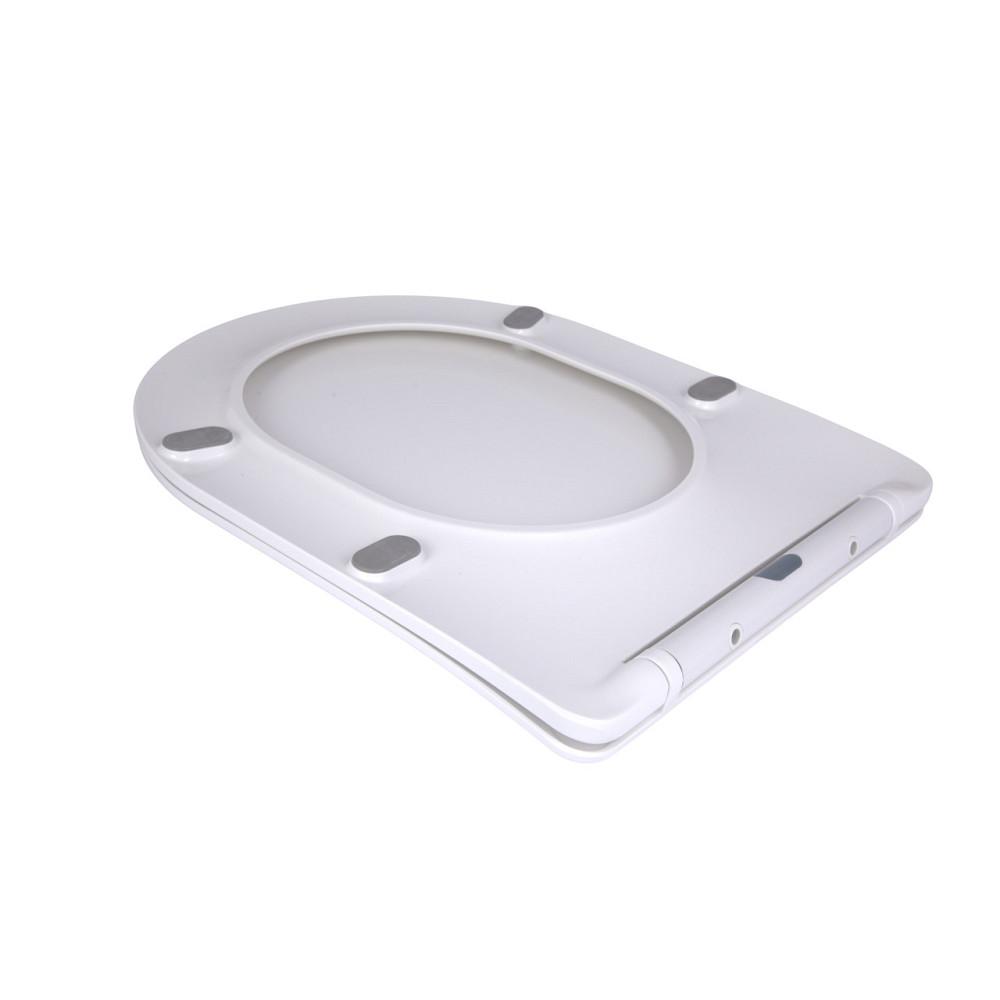 Qtap Сиденье для унитаза напольного (Vlasta) 560×363×30 мм, White, с микролифтом, Slim Duroplast, Quick Release QT28228300W3 Киев - изображение 11