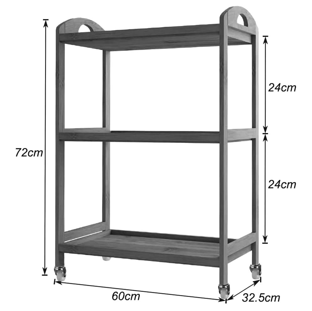 Етажерка для ванної на коліщатах "Велесон" каррі Миколаїв - фото 2