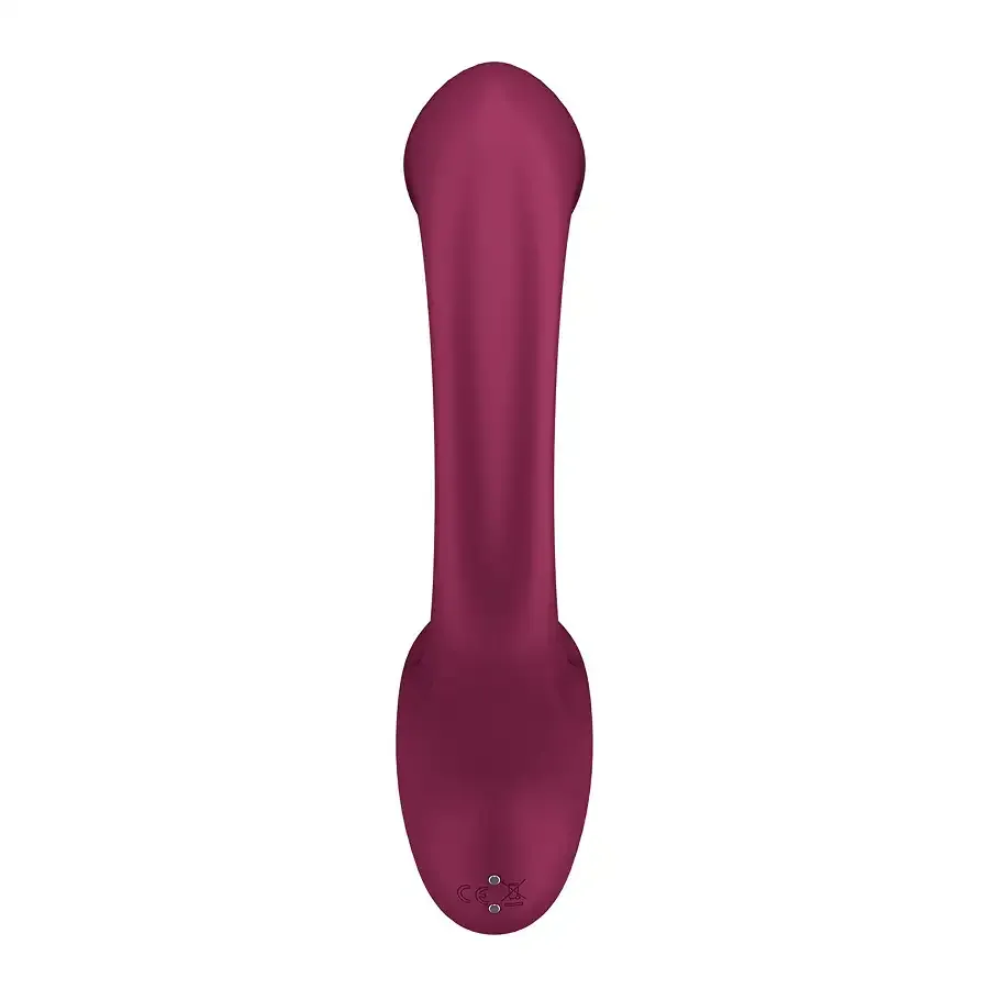 Вагинально-клиторальный вибратор Satisfyer G for Goddess 2 Wine Red, 2 мотора Львов - изображение 4