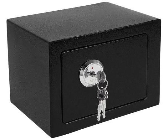 Сейф металевий для зберігання цінних речей із 3 ключами Malatec (S8800) Нововолинськ - фото 3