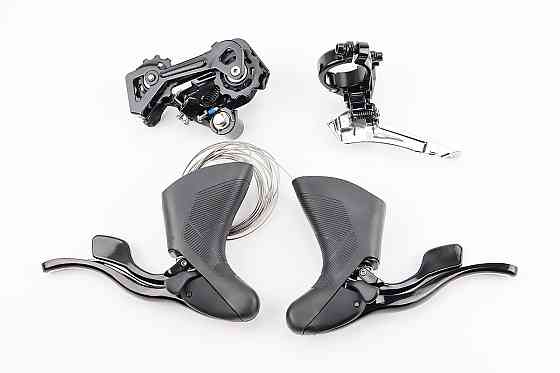 Комплект перемикання (групсет) 2x9 швидкостей, чорні R5, 4 деталі Київ