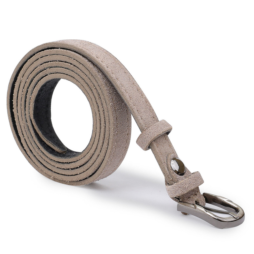 Жіночий замшевий ремінь Vintage 20755 Сірий Київ - фото 2