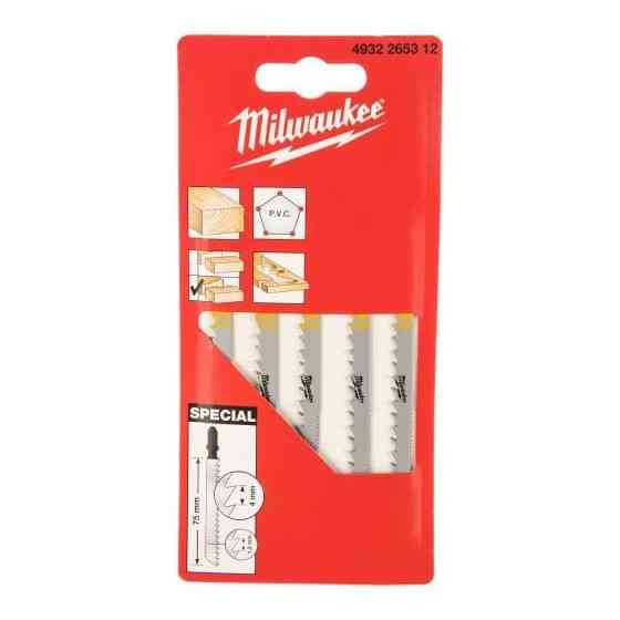 Полотна для лобзика SPECIAL MILWAUKEE, 75мм, (5шт) Одеса