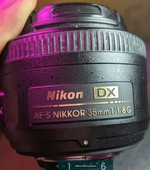 Объектив: NIKON DX 35mm. 1.8G SF-S ( NIKKOR) Киев - изображение 4