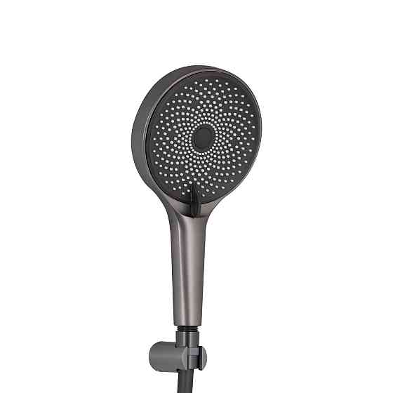 Змішувач для ванни Qtap Slavonice (з душовим гарнітуром) QTSLV259GMB48035 Gunmetal Black PVD Київ