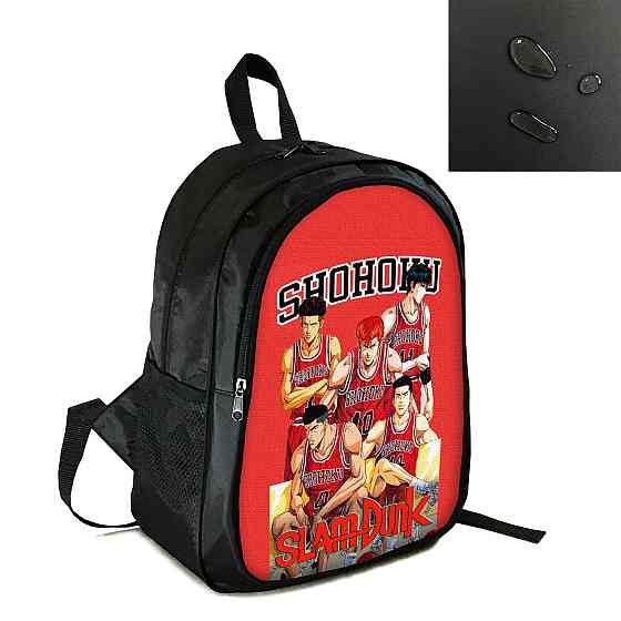 Рюкзак міський/шкільний 38×28см з принтом Аніме Коронний кидок/Slam Dunk дитячий, підлітковий, чоловічий, жіночий (4114) Київ