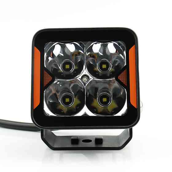 Світлодіодна фара StarLight SL-W0120S квадратна, дальнє світло WHITE + DRL 20W 2400Lm 5700K 12/24V Харків