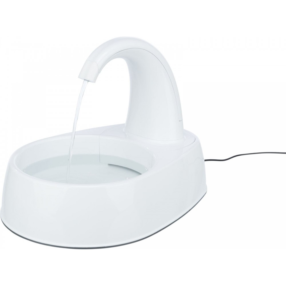 Поїлка фонтан з фільтром для собак і кішок Trixie Curved Stream (Тріксі) 2.5 л 25х24.5х35 см Запоріжжя - фото 2