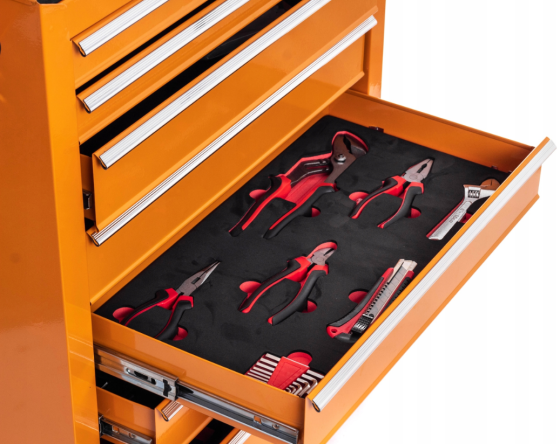 Тележка для инструментов 7 ящиков 188 элемент Riwall (Чехія) Киев