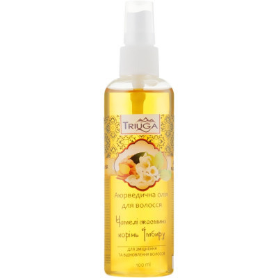 Масло для волос Triuga Чамели (жасмин) и корень имбиря 100 мл (4820025130539) Винница - изображение 1