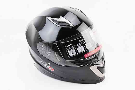 Шолом інтеграл, закритий BLD-M62 S (55-56см), ЧОРНИЙ глянець Киев