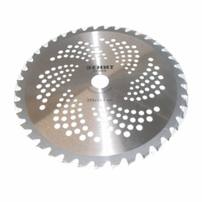 Нож для триммера Зеніт диск 255x25.4mm 40 TCT Light (40103255) Винница - изображение 1