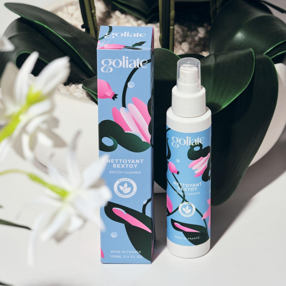 Антибактеріальний спрей для іграшок Goliate Nettoyant Sextoy 100 мл, безпечний для тіла Sex Aura Київ - фото 10