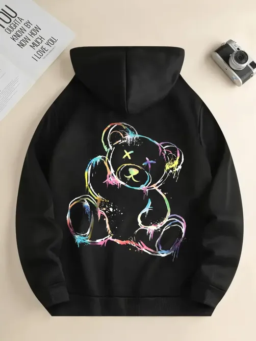 Худі жіноче, світшот чорний, модна толстовка 2700322397 розмір 48 Дніпро - фото 1