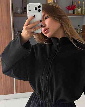 Жіноча повсякденна тепла кофта двосторонній поларфліс Одеса