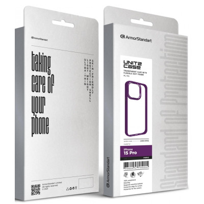 Чехол для мобильного телефона Armorstandart UNIT2 Apple iPhone 15 Pro Purple (ARM69983) Винница - изображение 5