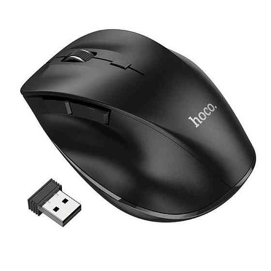 Миша бездротова Hoco GM24 Mystic six-button dual-mode business mouse, колір чорний 6931474799432 Одеса