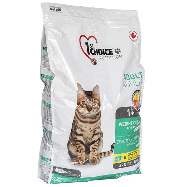 1st Choice Adult Weight Control ФЕСТ ЧОЙС КОНТРОЛЬ ВЕСА сухой диетический корм для котов склонных к полноте Киев - изображение 1