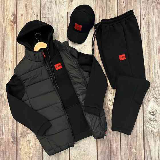 Костюм Худі Fleece + Жилет + 🎁 Київ