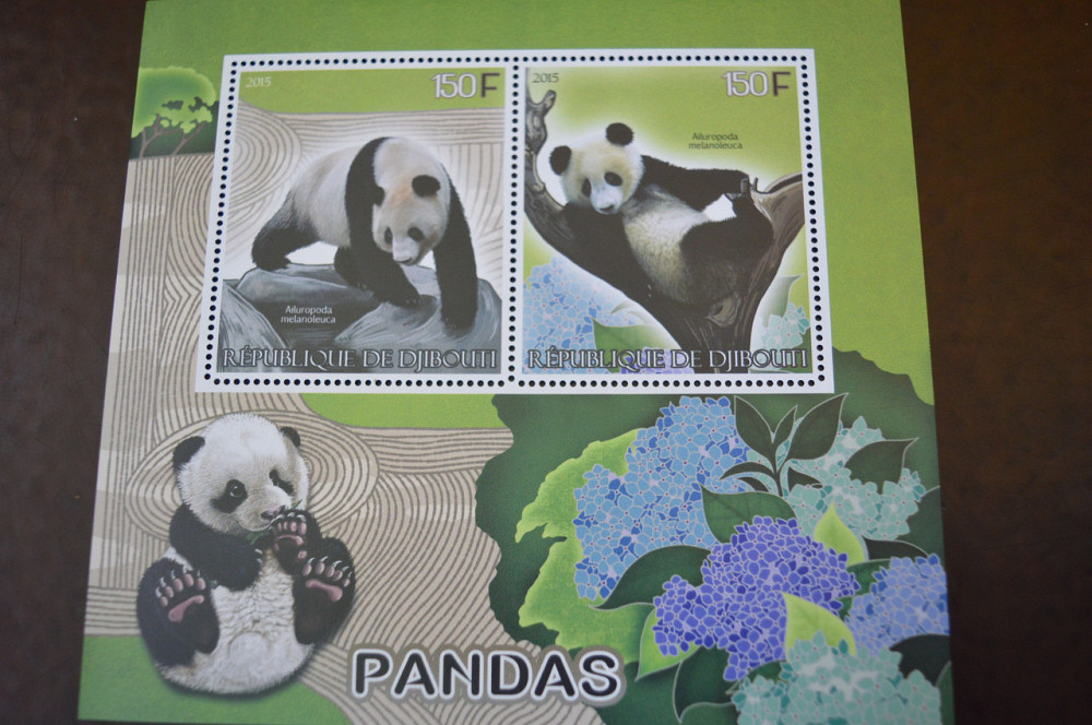 Джибуті. Марки. Фауна. Блок. 2013 рік (А-22) Полтава - фото 1