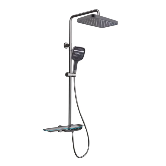 Душова колона з термостатичним змішувачем Mixxus Premium SPACE-009-J Graphite, 3 режими   ( MI6542 ) 28676 Харків