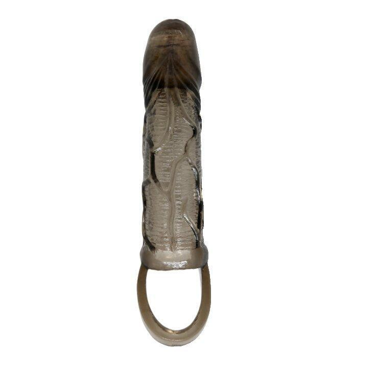 Насадка-презерватив з вібрацією "Men extension" BI-026210A-1 Sex Aura Київ - фото 4