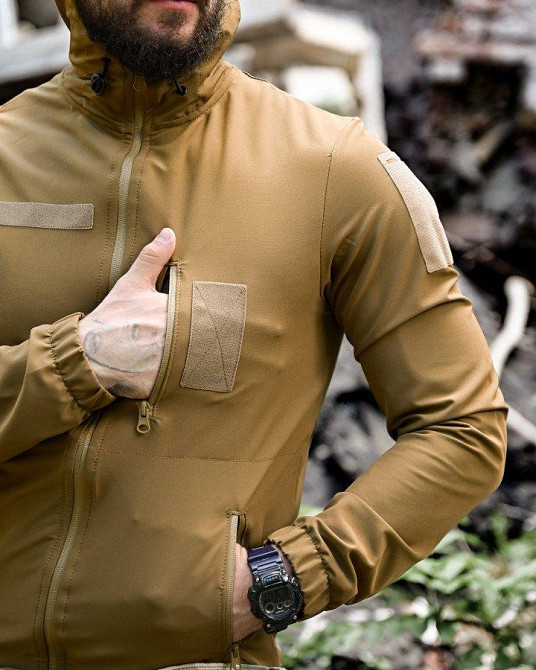 Полегшена тактична куртка Cambodia кайот НП5187 Одеса - фото 6