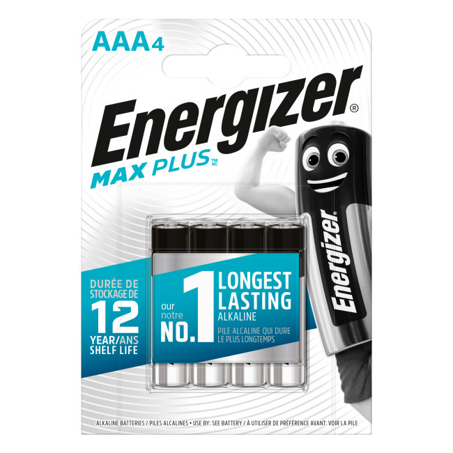Батарейки Energizer AAA Max plus 4 шт. Полтава - фото 1