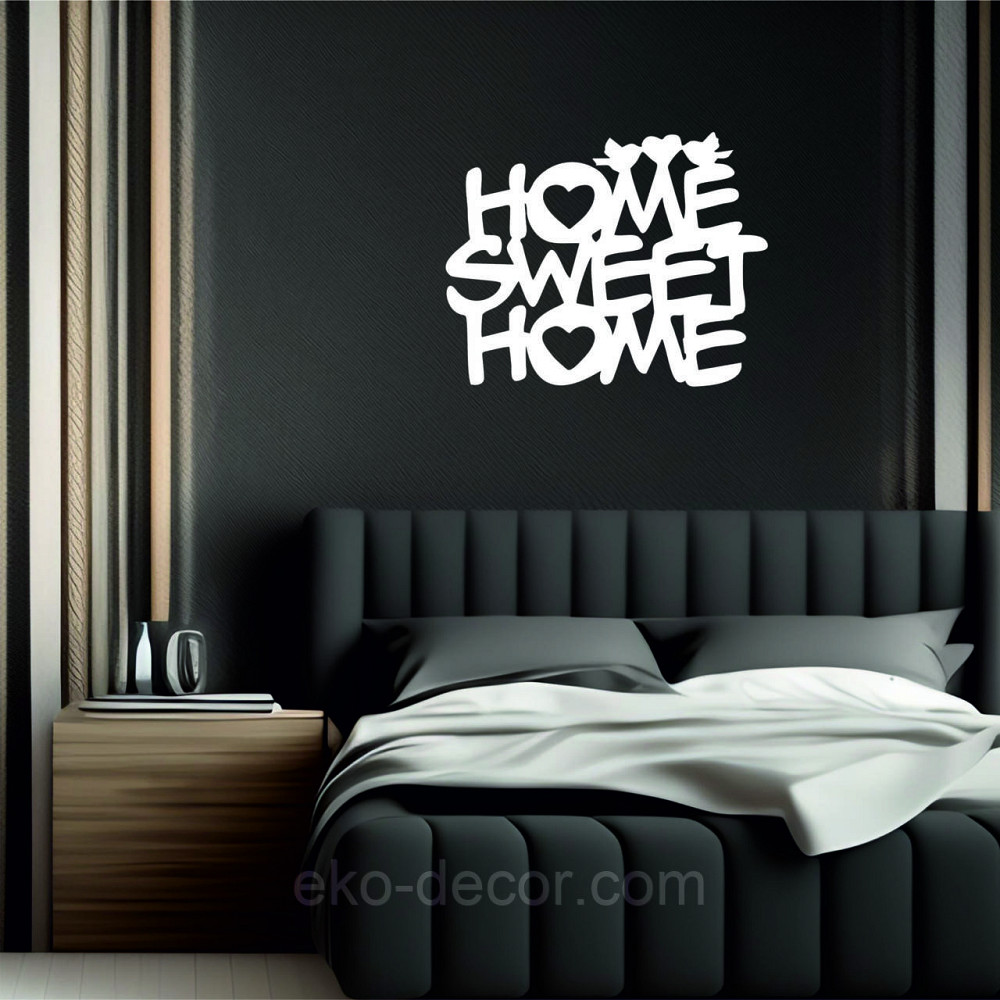 Декоративное настенное Панно «Нome sveet home», Декор на стену 110*86 см, Белый Киев - изображение 7