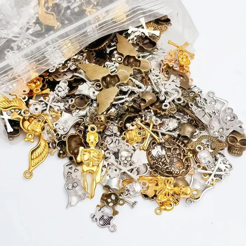 Набор золотых металлических подвесок для творчества Киев - изображение 4