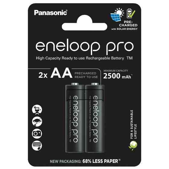 Акумулятори Panasonic Eneloop AA/HR06 NI-MH 2500 mAh BL 2 шт. Харків