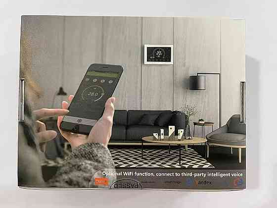 Розумний сенсорний WiFi термостат BecaSmart BHT-8000GA/GB 16A — Програмований регулятор температури для електричної теплої підлоги Київ